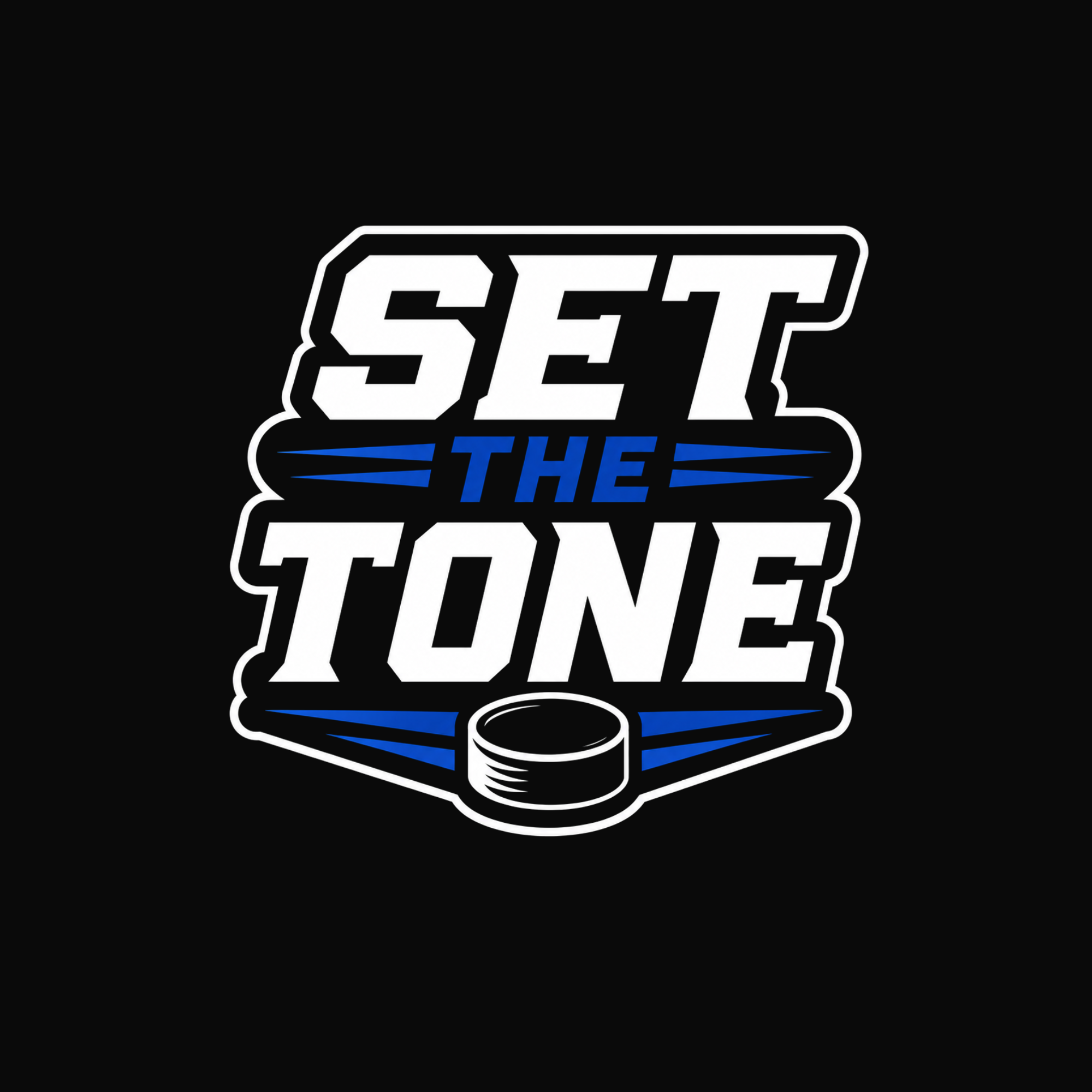 Set The Tone Hockey Sticker | Hockey Decal | Motivational Hockey Sticker | Waterproof Vinyl Sticker